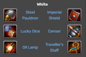 Hero Wars Augustus Items