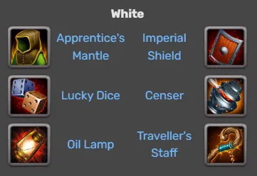 Hero Wars-Alvanor items