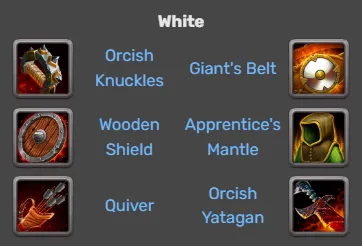 Hero Wars Arachne items