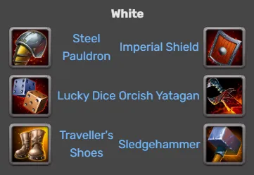 Hero Wars-Corvus items