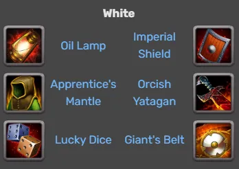 Hero Wars-Faceless items