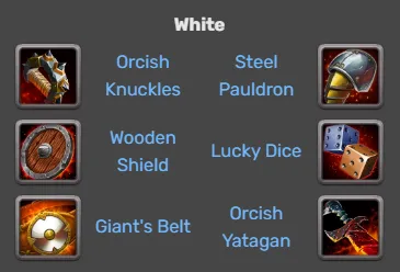 Hero Wars-Fox items