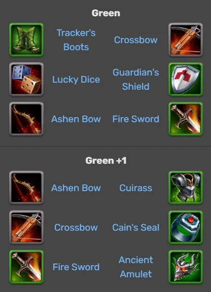 Hero Wars-Fox items