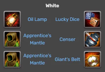 Hero Wars Kai items