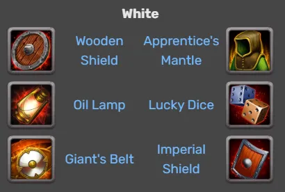Hero Wars Mojo Items