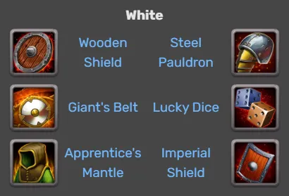 Hero Wars Rufus Items