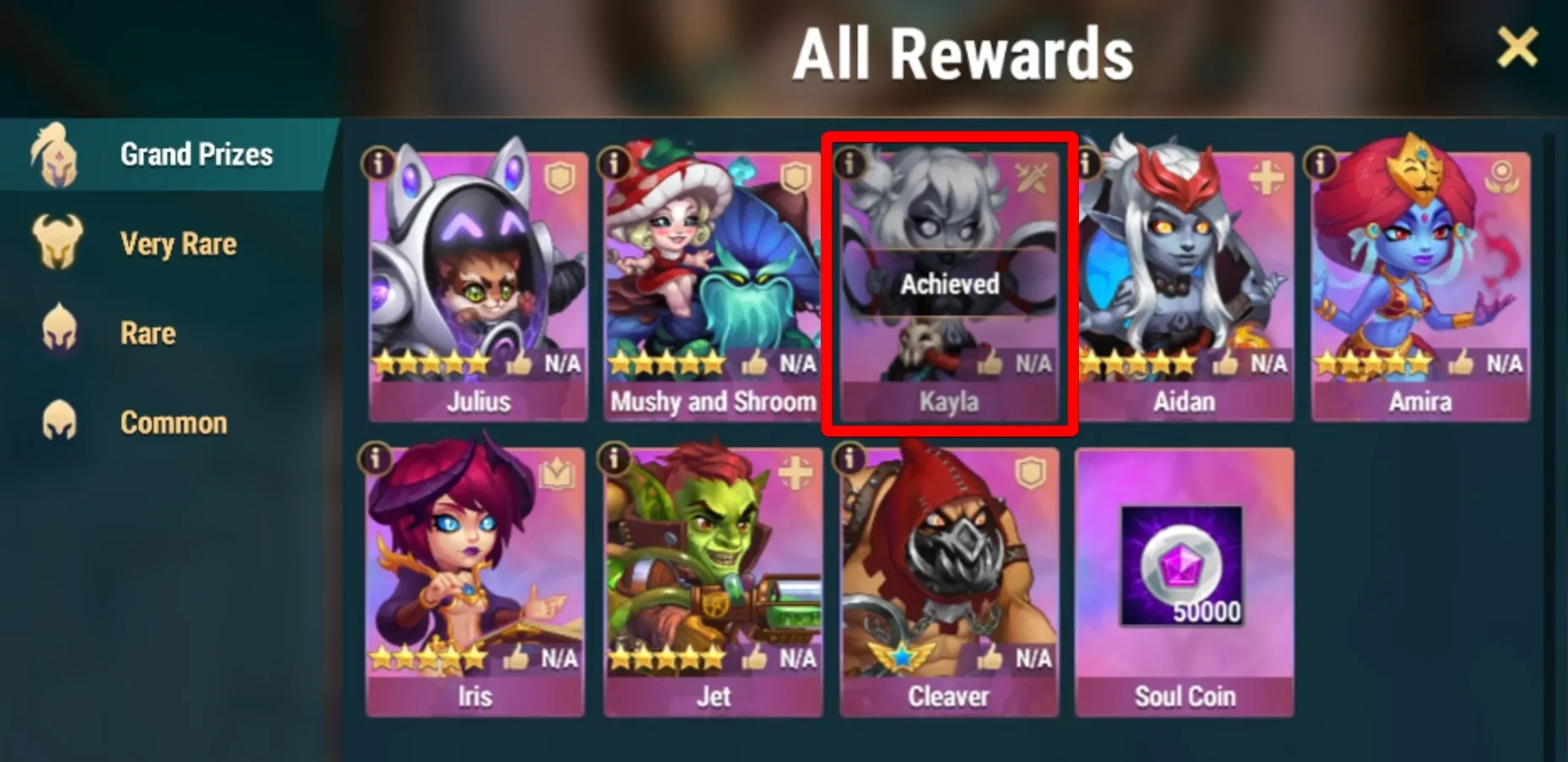 Hero Wars Items & Resources