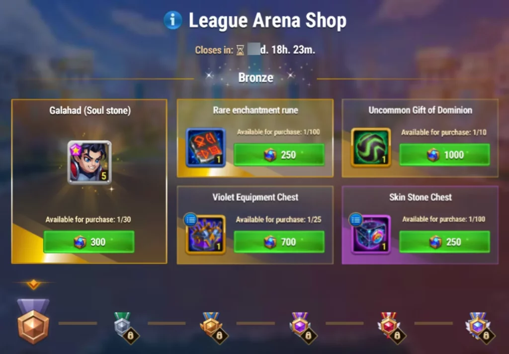 Hero Wars League Arena