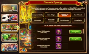 Hero Wars Elemental Synergy Event