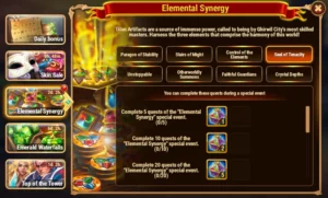 Hero Wars Elemental Synergy Event