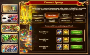 Hero Wars Elemental Synergy Event