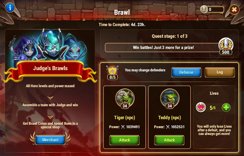 Hero Wars Hero Brawls Event May 2025