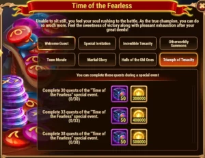 Hero Wars Time Of The Fearless Event
