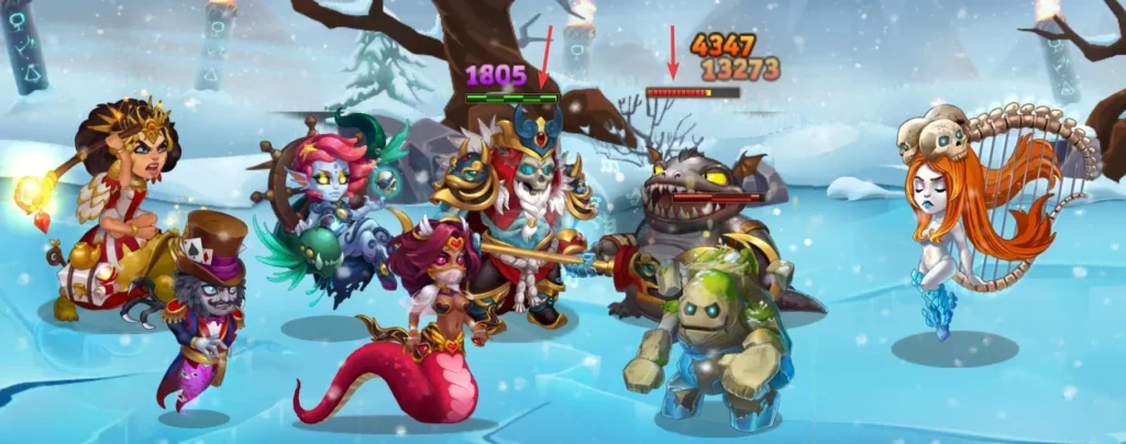 Hero Wars How to Read HP Bars