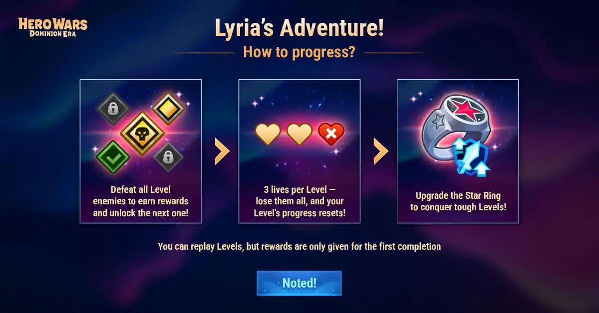 Hero Wars Lyria Event