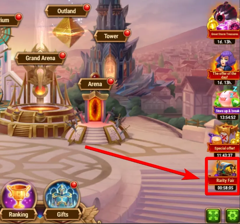 Hero Wars Rarity Fair