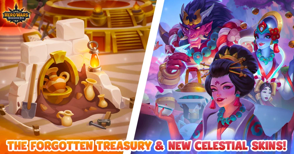 Hero Wars Forgotten Treasury event