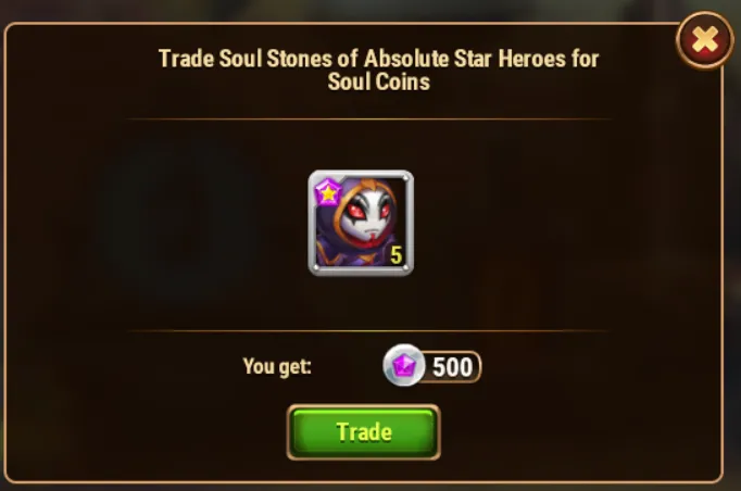 Hero Wars Soul Shop