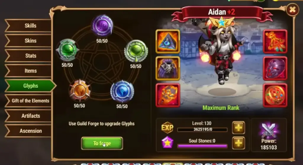 Hero Wars Aidan Guide