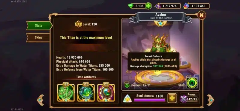 Avalon Titan Forest Embrace