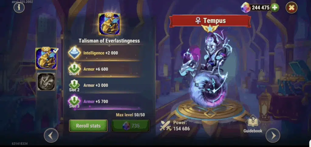tempus build guide