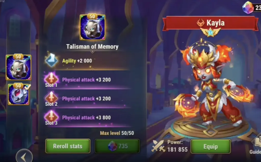 Kayla build guide