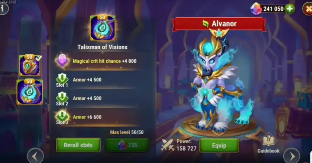 Alvanor build guide.