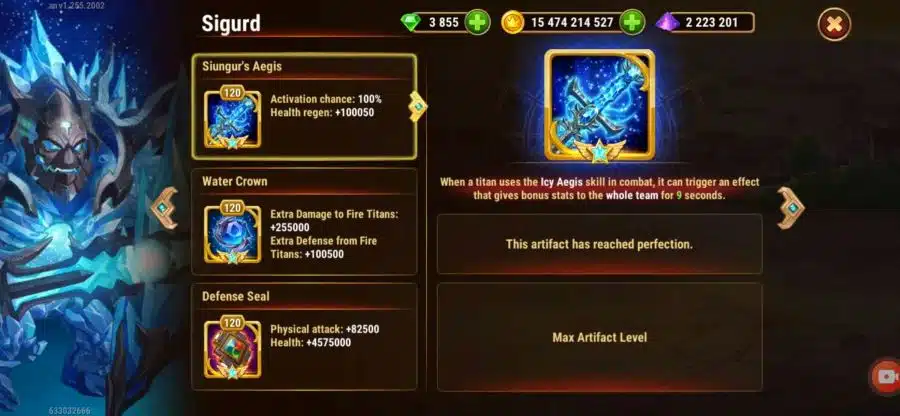 Sigurd Titan Artifact
