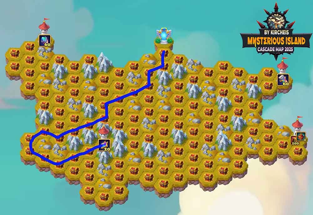 bottom tower Cascade Map