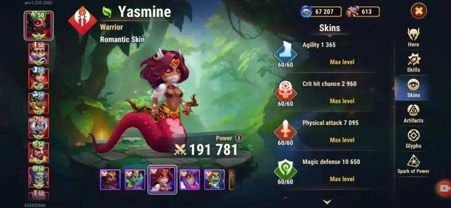 hero skins