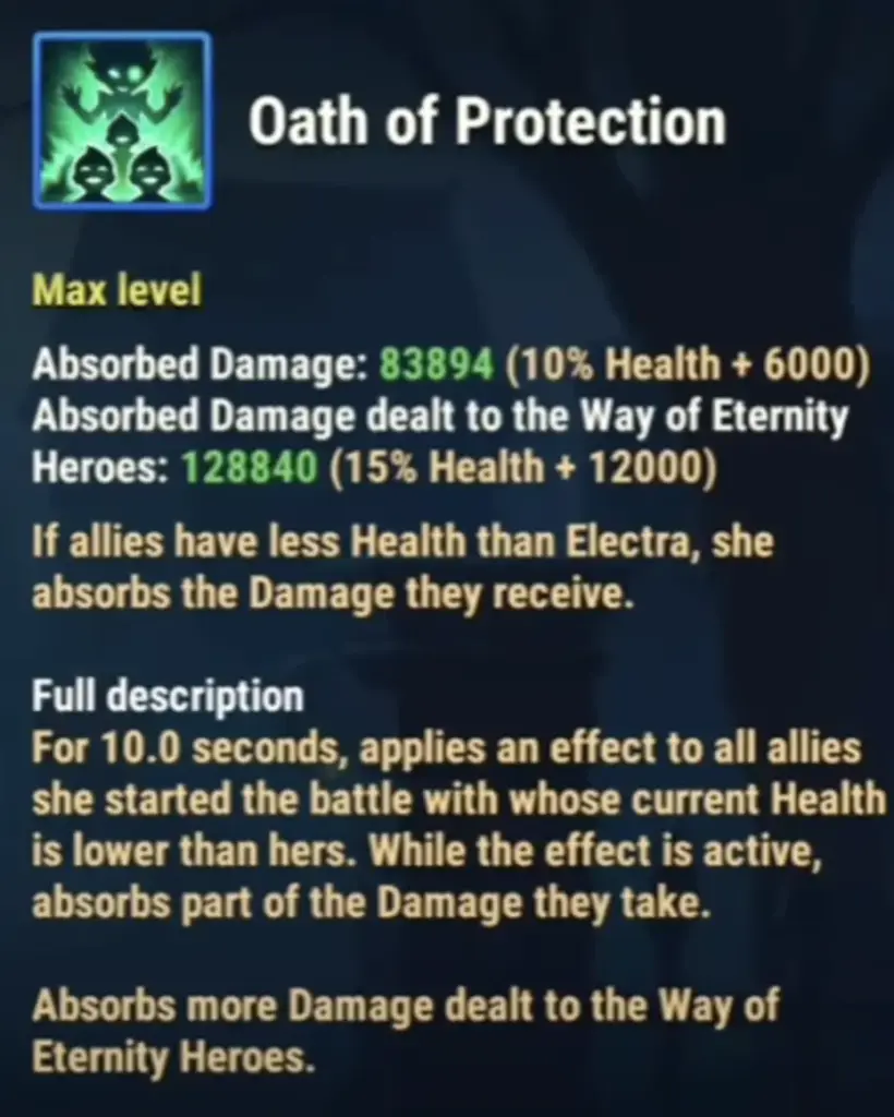 Electra’s Skills