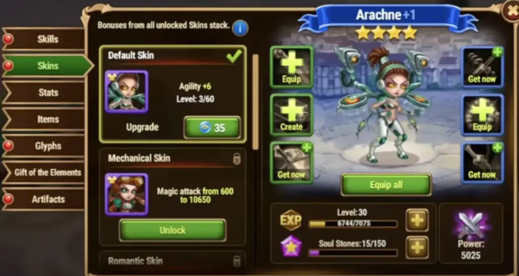 skins