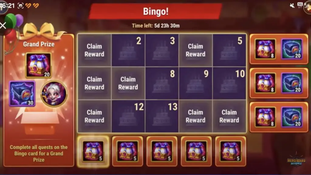 bingo event