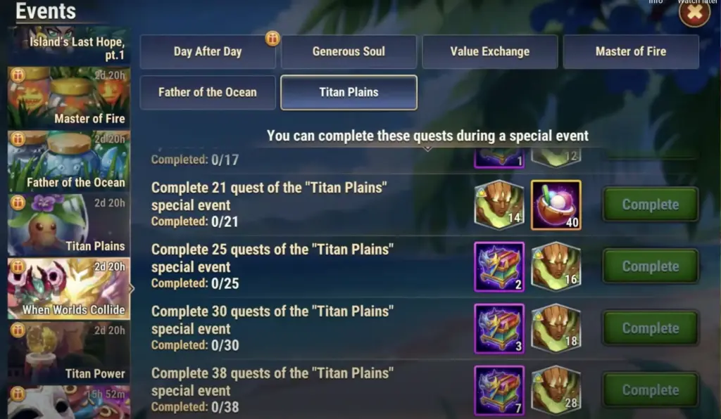 Hero Wars Alliance new season