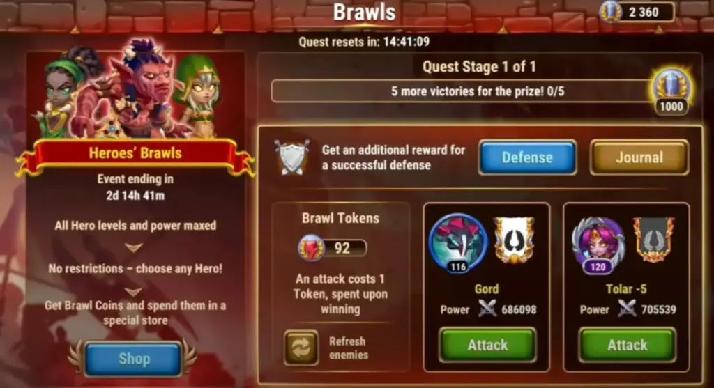 Jhu Relics breakdown: brawls event
