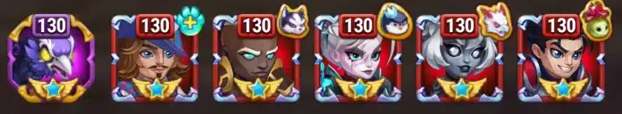 Galahad Lyria Kayla Tristan Sebastian
