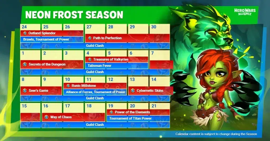 Neon Frost Season