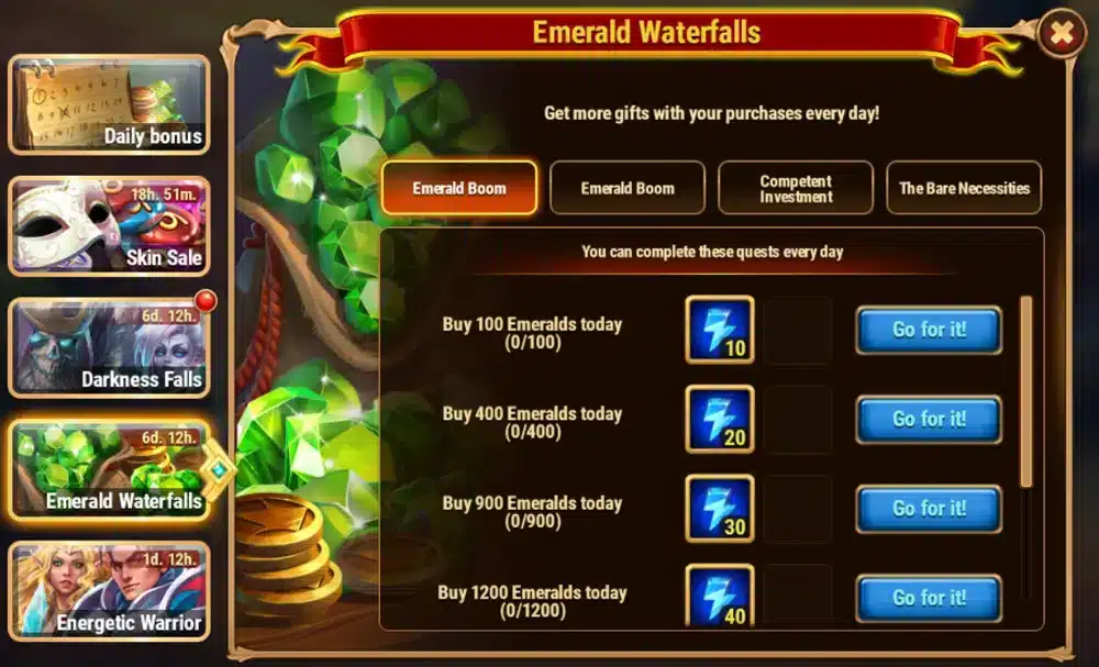 Emerald Waterfalls