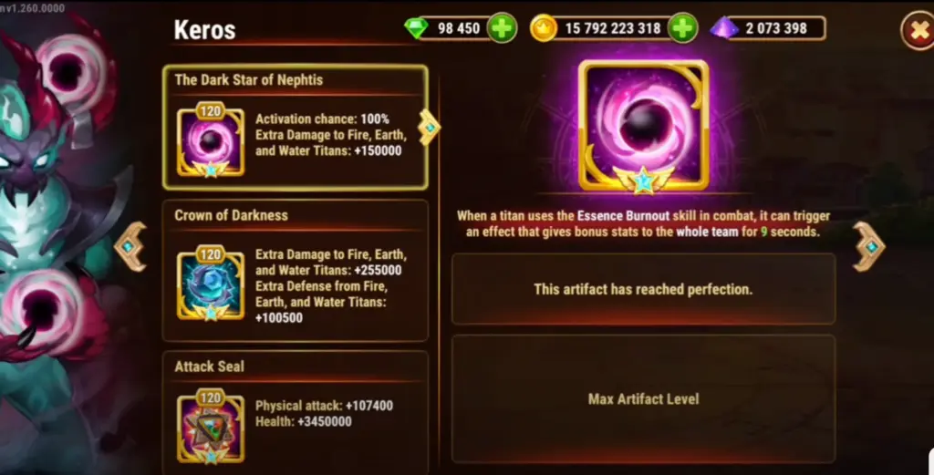 Keros Breakdown