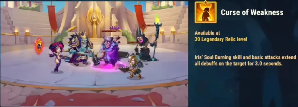 iris relics guide