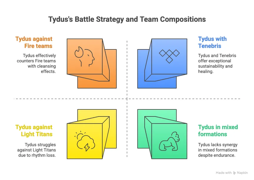tydus build guide info-graphics