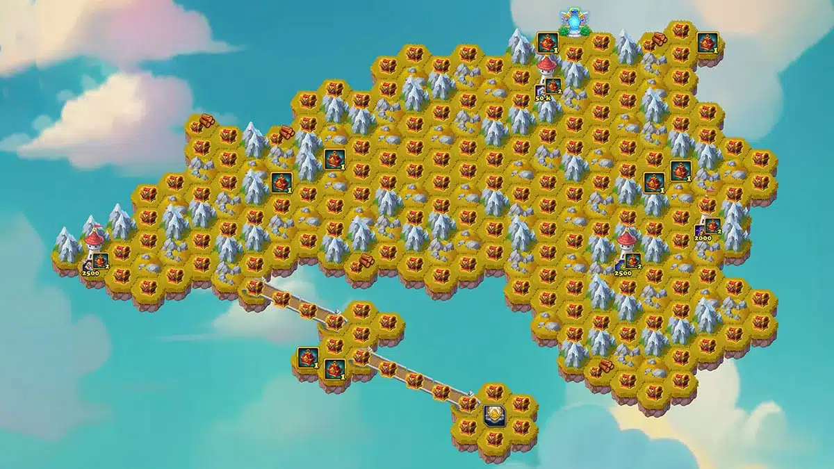 Hero Wars Mystery Island Map