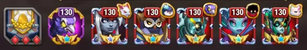 hero wars electra teams