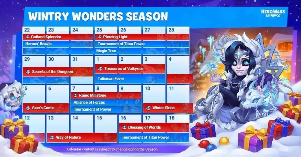 Wintry Wonders Season Guide