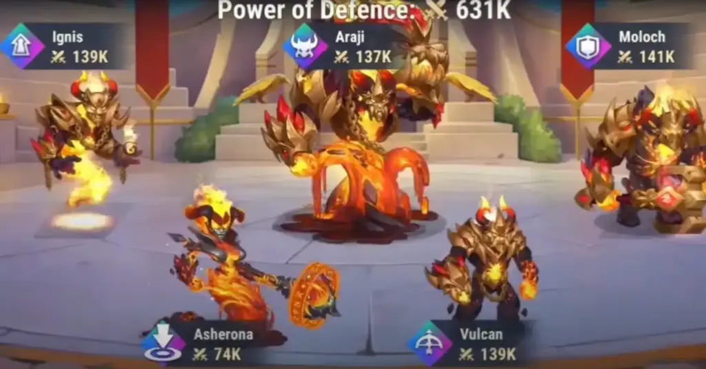5 Fire Titans