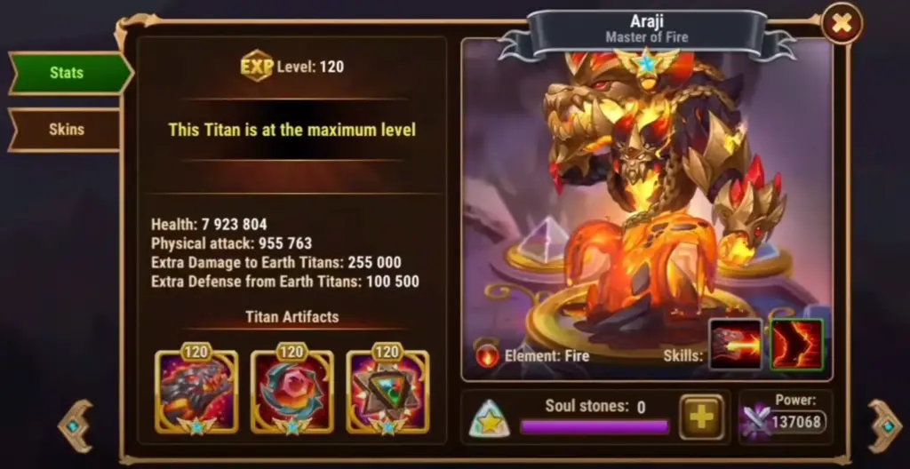 5 Fire Titans