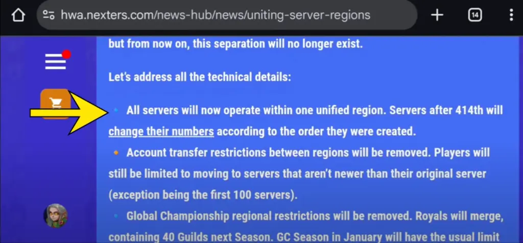 Hero Wars Global Server Update
