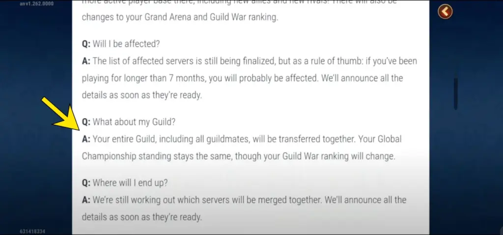 Hero Wars server merges