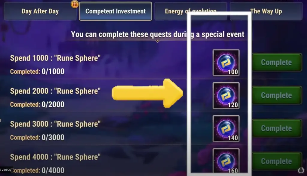 Rune Spheres guide