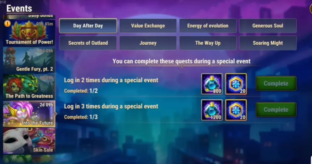 Cybernetic Skins event